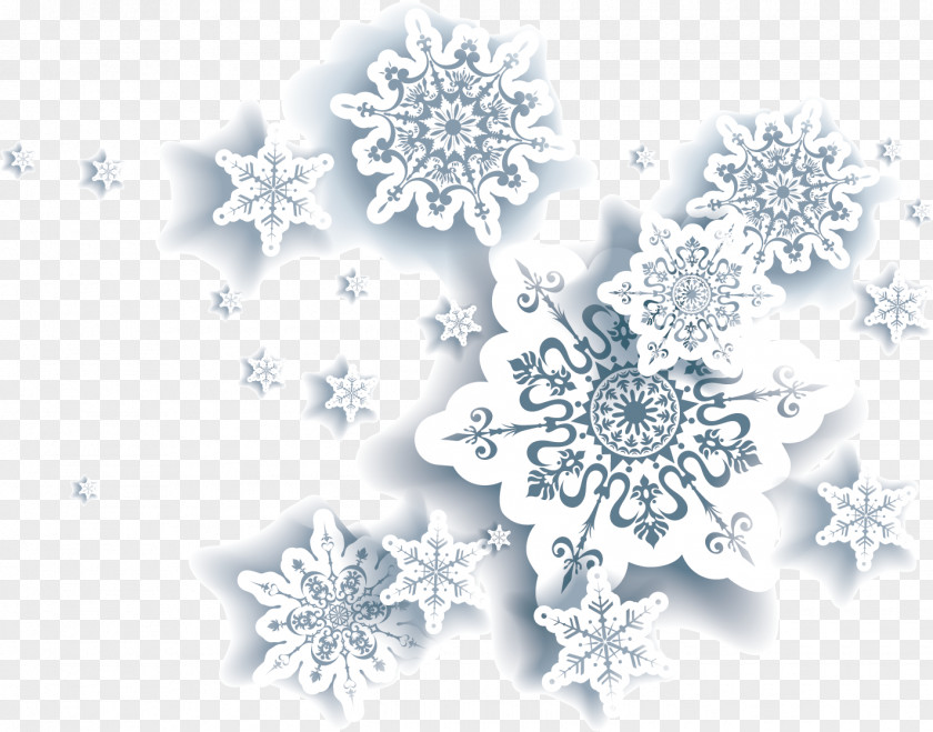 Snowflakes Creative Winter Snow Snowflake Wallpaper PNG