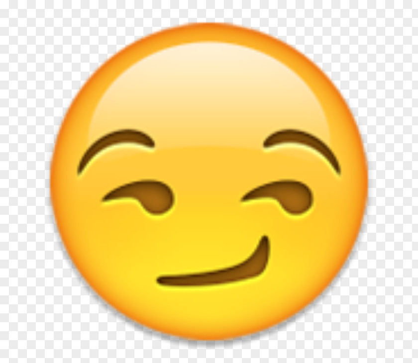 Whatsapp Emoji Smirk Snapchat Smiley PNG