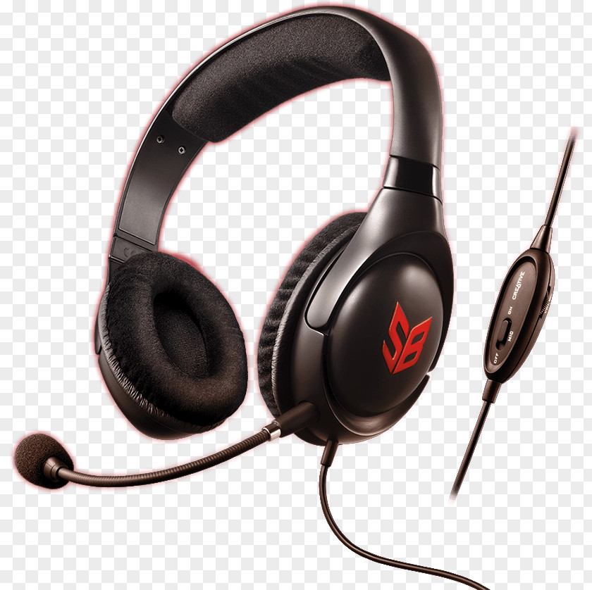Blaze Noise-canceling Microphone Headphones Creative Technology Sound Cards & Audio Adapters PNG