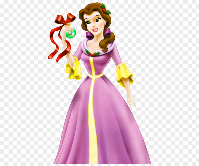 Disney Princess Belle Beauty And The Beast: Enchanted Christmas Aurora PNG