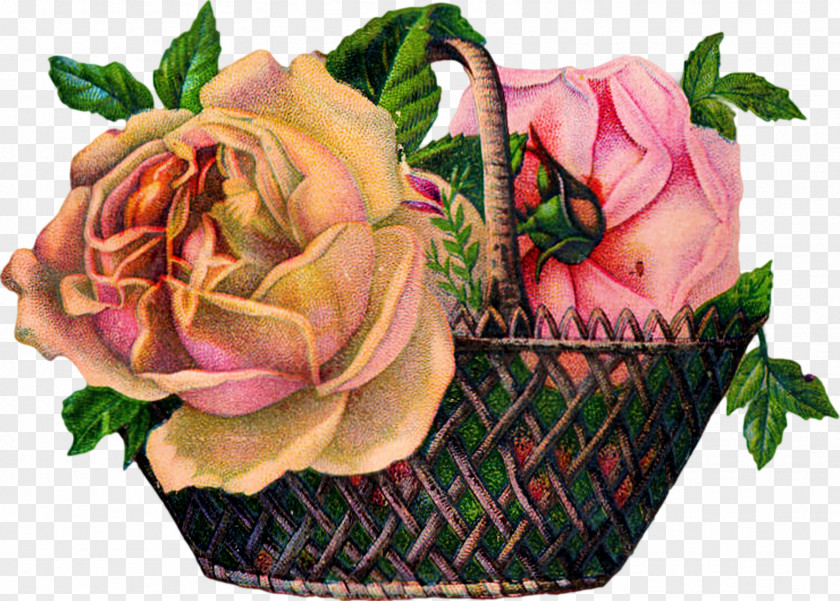Flower Garden Roses Bouquet PNG