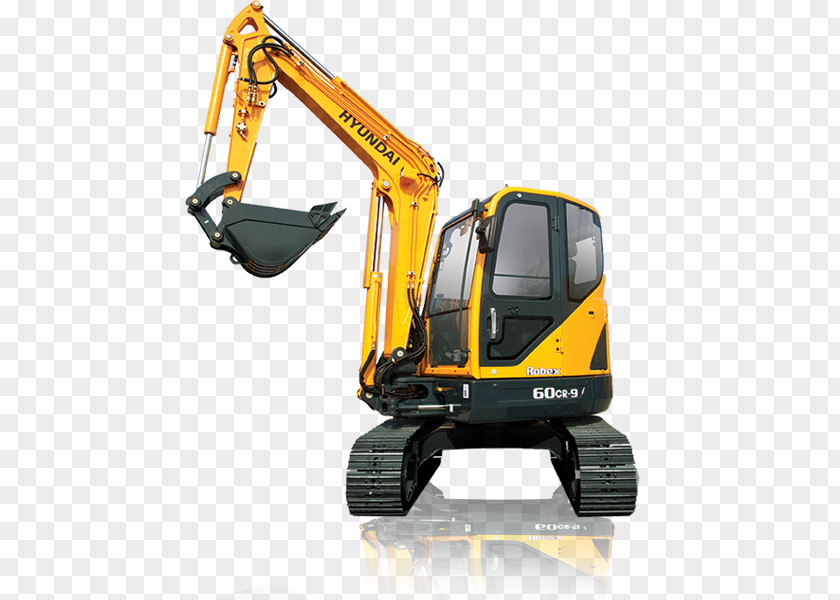 Mini Hyundai Motor Company MINI Excavator Heavy Machinery Continuous Track PNG