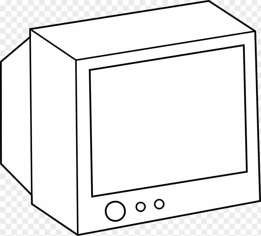 Television Black And White Clip Art PNG