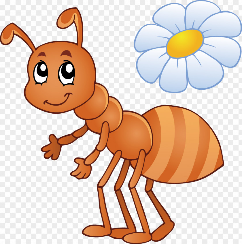 Ants Vector Material Ant Insect Cartoon Clip Art PNG