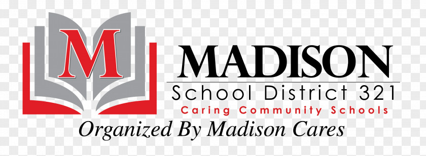 Celebratory Event Logo Madison School District #321 Brand Font PNG