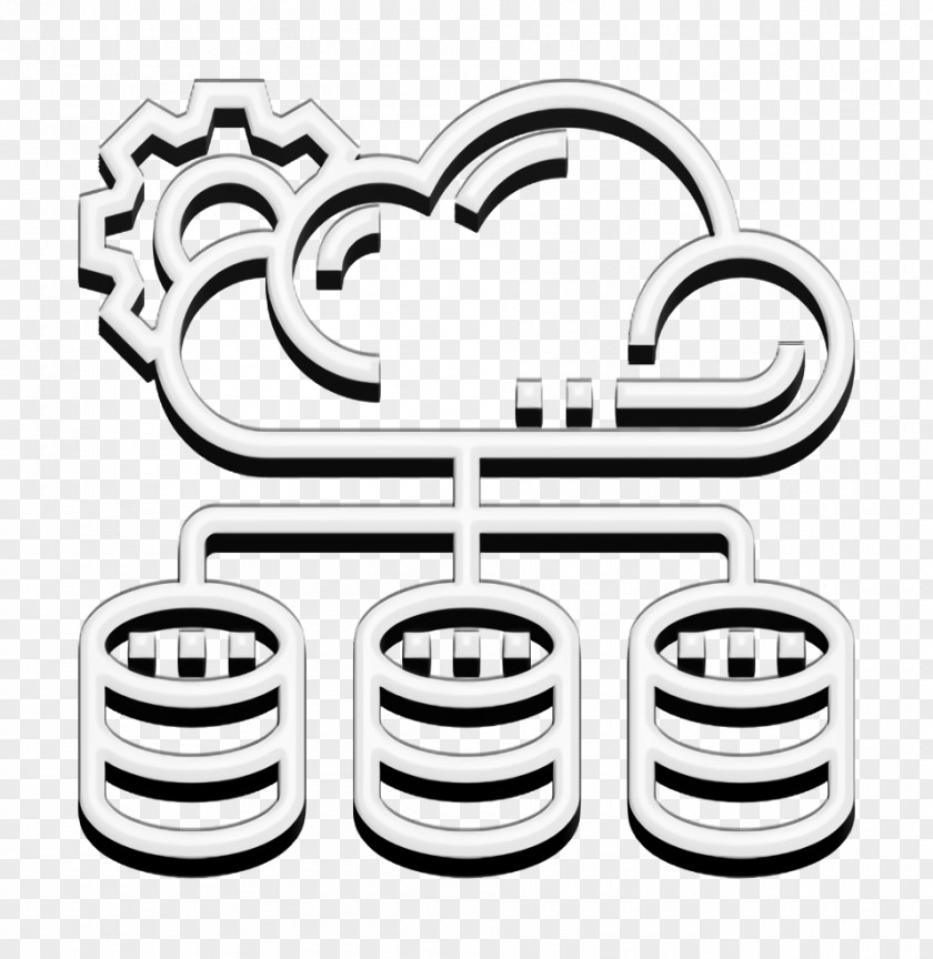 Cloud Service Icon Database Backup PNG