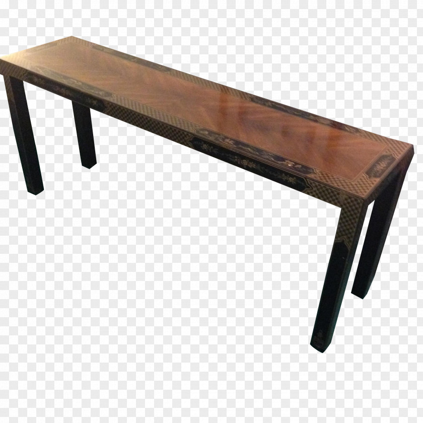 Mahogany Garden Furniture Bench PNG