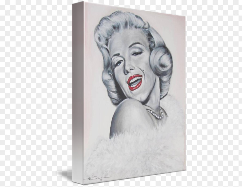 Marilyn Monroe Portrait Painting Drawing Work Of Art PNG