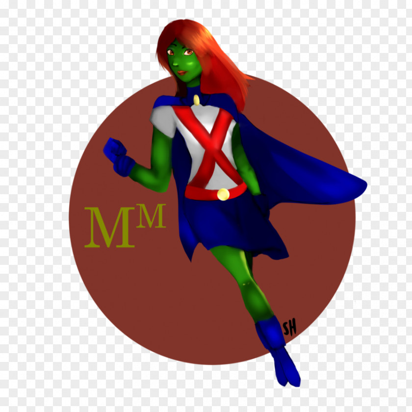 Miss Martian Superhero Clip Art PNG
