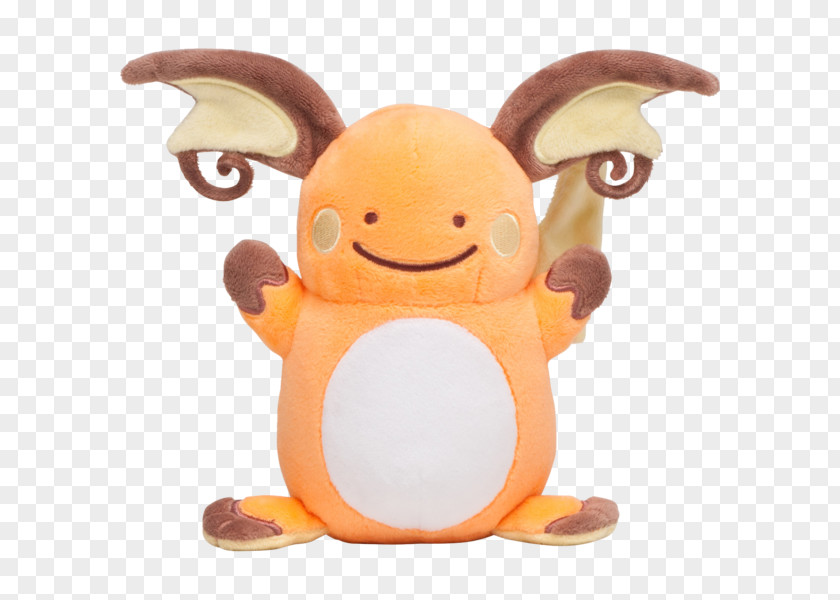 Pikachu Ditto Stuffed Animals & Cuddly Toys Plush Raichu PNG