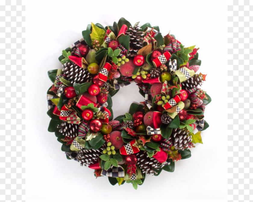 Small Fresh Style Wreath Advent Christmas Flower Bouquet PNG