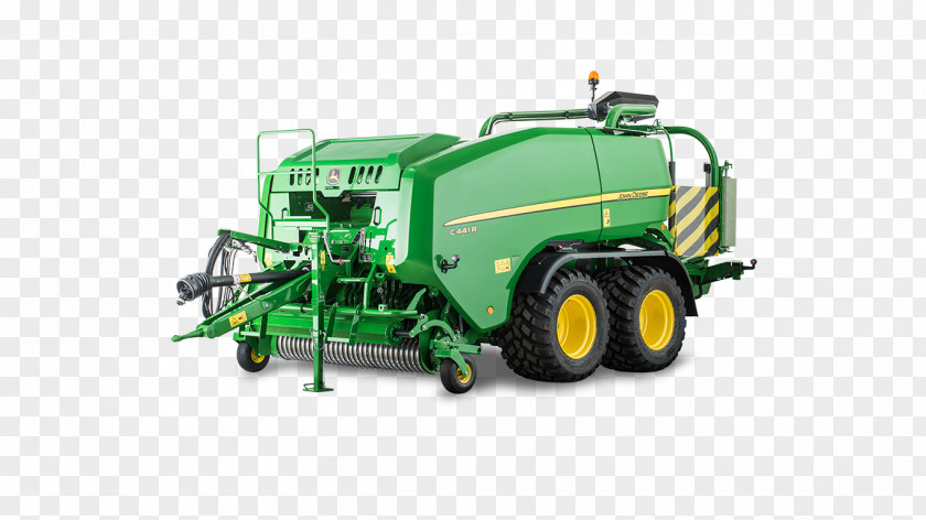 Tractor John Deere Machine Baler Harvester PNG