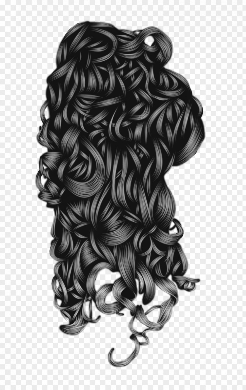 Curly Hair CURL PhotoScape PNG