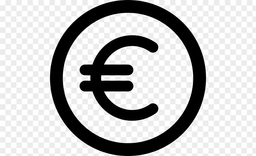 Euro Symbol Creative Commons License Public Domain Share-alike PNG