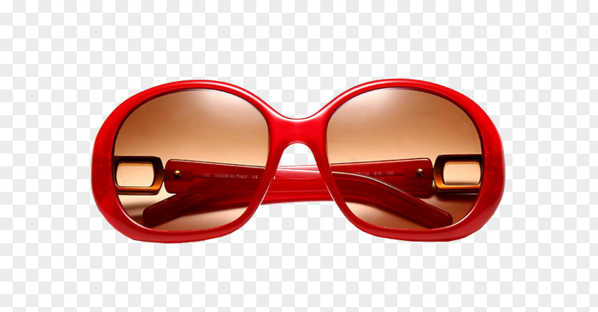 Red Reflective Sunglasses Goggles PNG