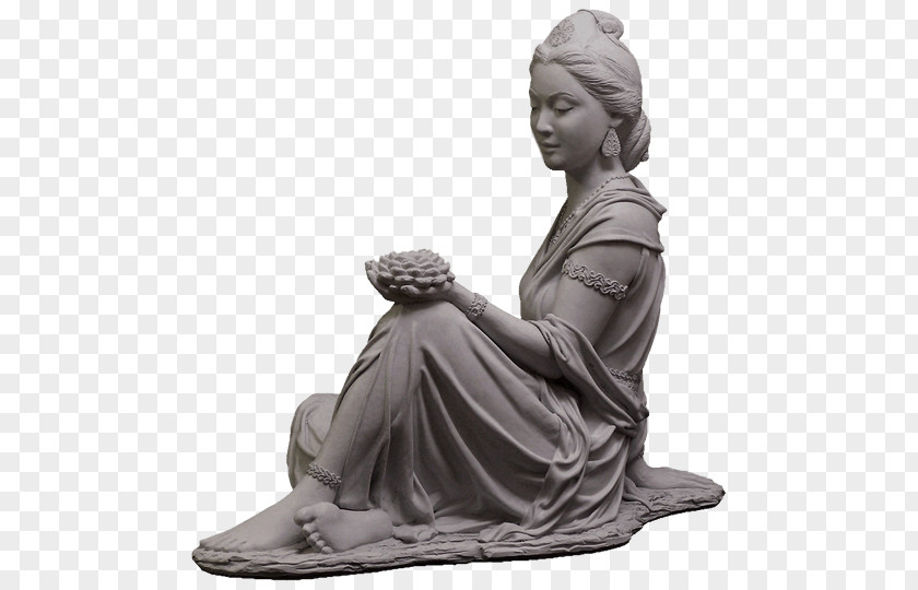 Statue Guanyin Sculpture Compassion Figurine PNG