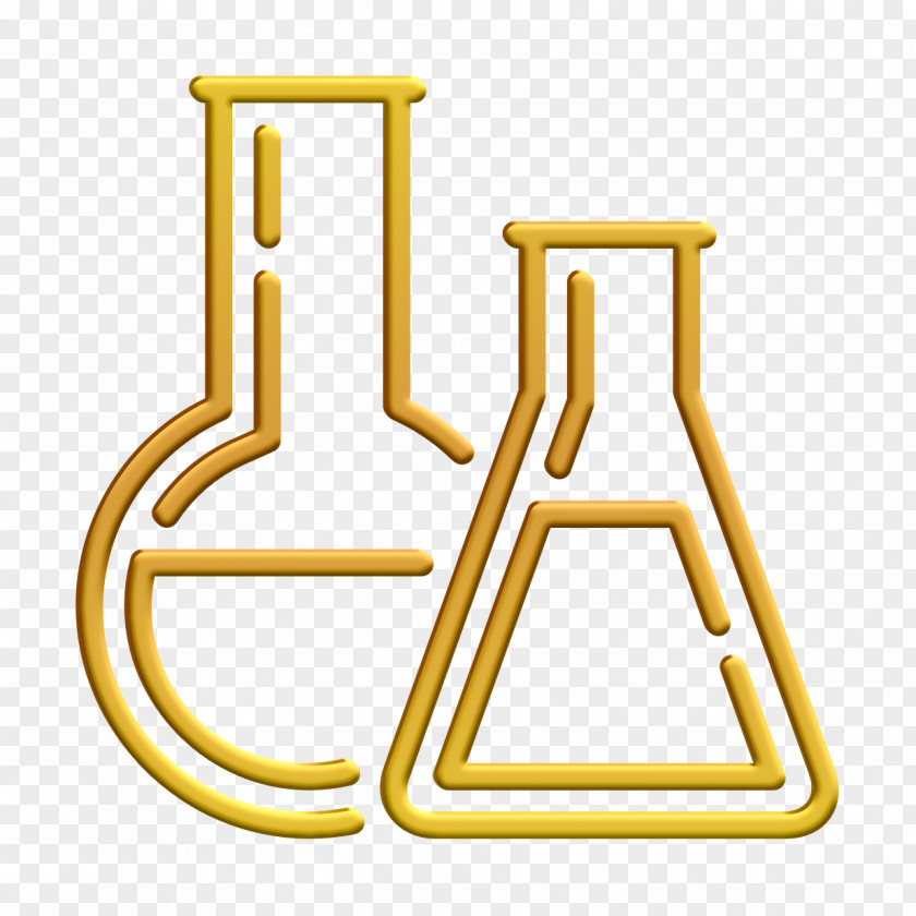 Chemistry Icon Laboratory High School Set PNG