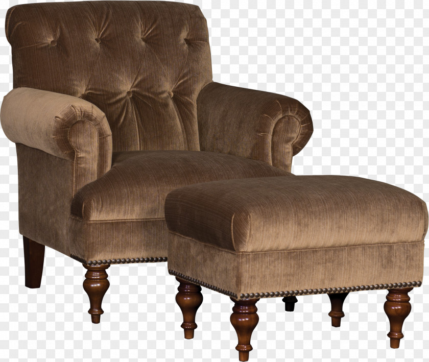 Ottoman Club Chair Foot Rests Furniture Couch PNG