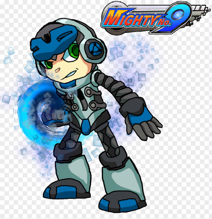 Robot Mighty No. 9 Cartoon Character Fiction PNG