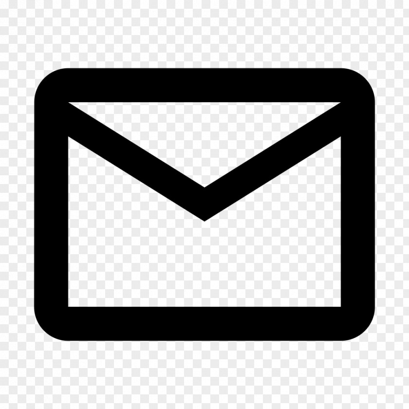 Black Message Box Email Symbol Clip Art PNG