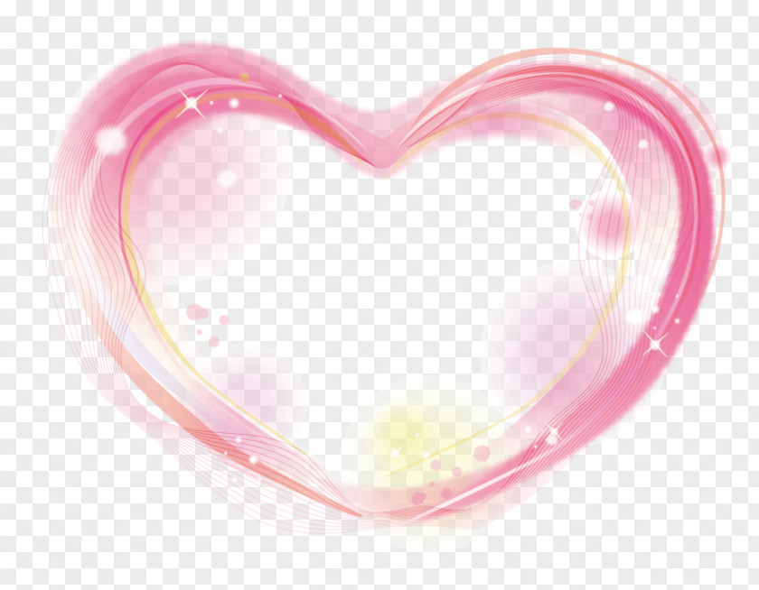 Romantic Heart-shaped Elements Of The Trend Heart Love PNG