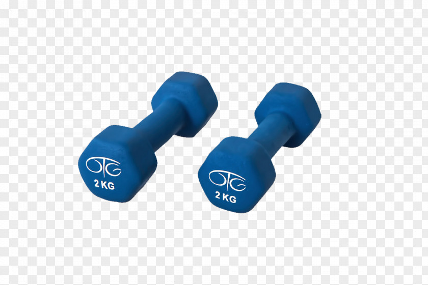 Blue Dumbbell Physical Exercise Fitness Therapy Weight Loss Health PNG