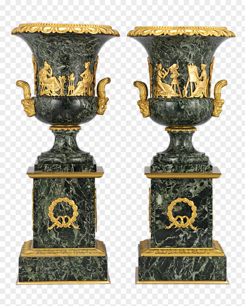 Empire Style First French Warwick Vase Urn PNG