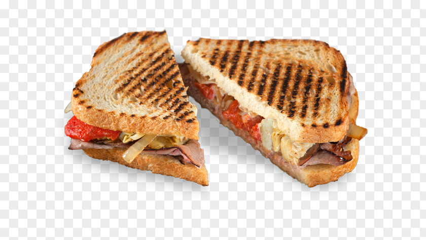 Grill Sandwich Breakfast Club Toast Montreal-style Smoked Meat Panini PNG