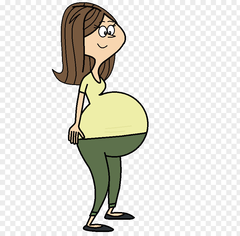 Pregnancy Quickening Woman Clip Art PNG