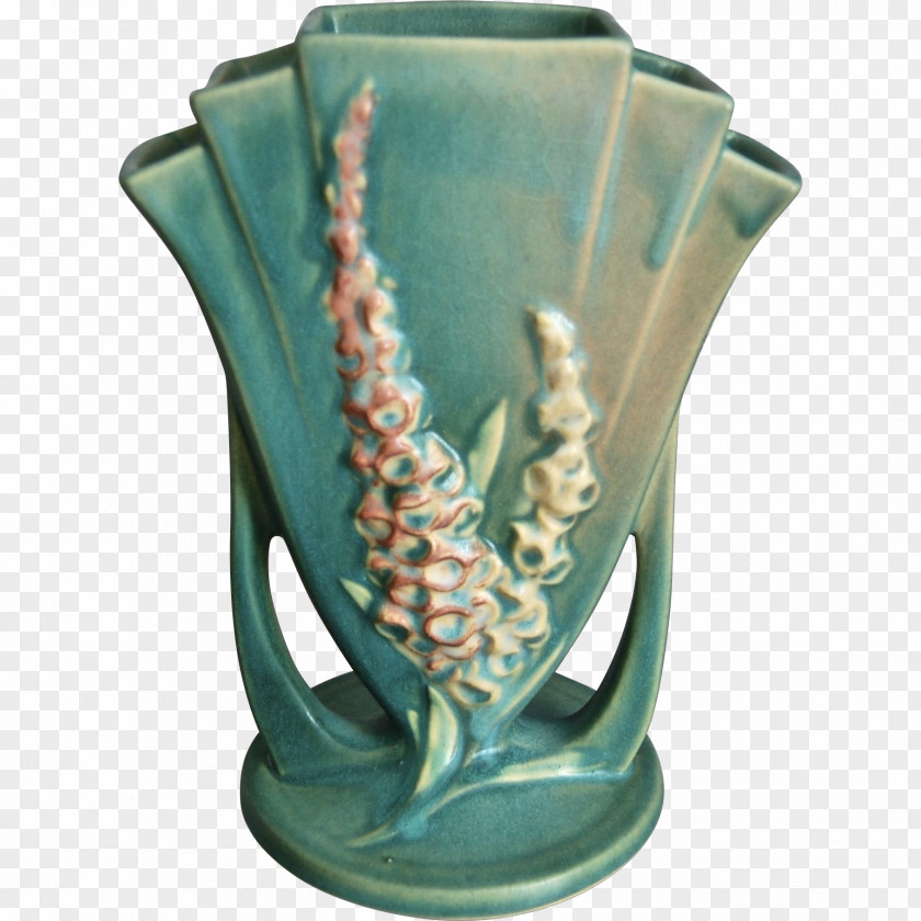 Roseville Pottery Vase Console Bowl PNG