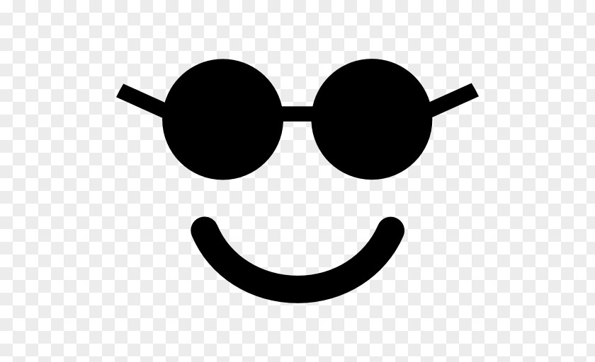 Smiley Sunglasses Emoticon Clip Art PNG