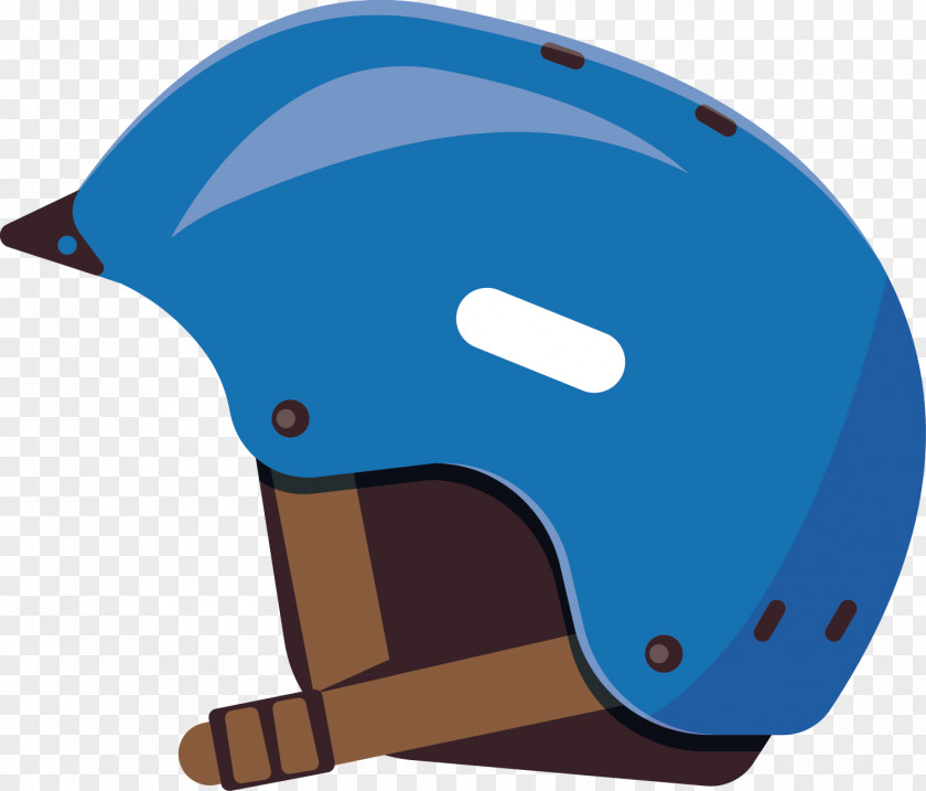 Blue Helmet Bicycle Ski PNG