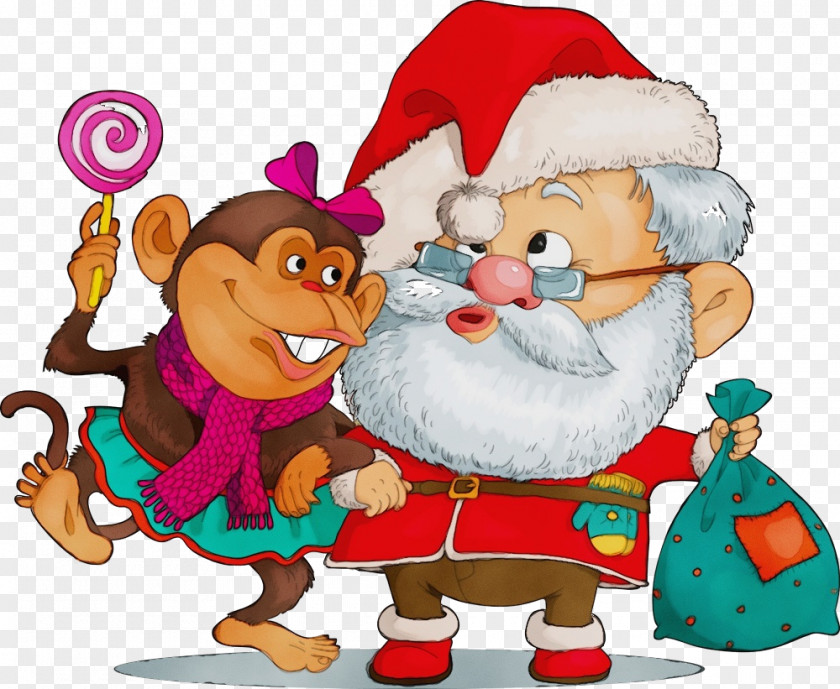 Christmas Eve Happy Santa Claus PNG