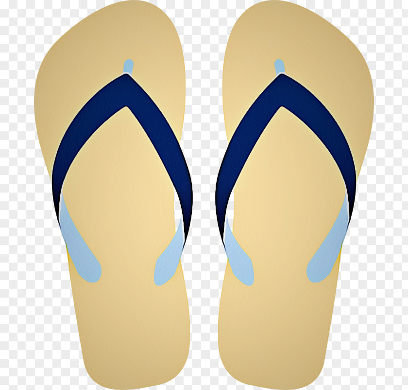 Electric Blue Beige Flip-flops Slipper Sandal Footwear Shoe PNG
