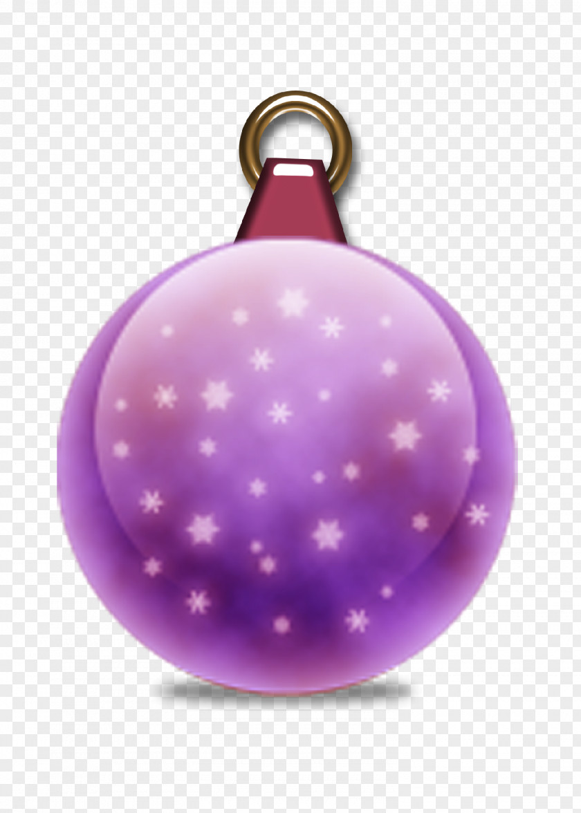Santa Claus Christmas Ornament Bombka Violet PNG