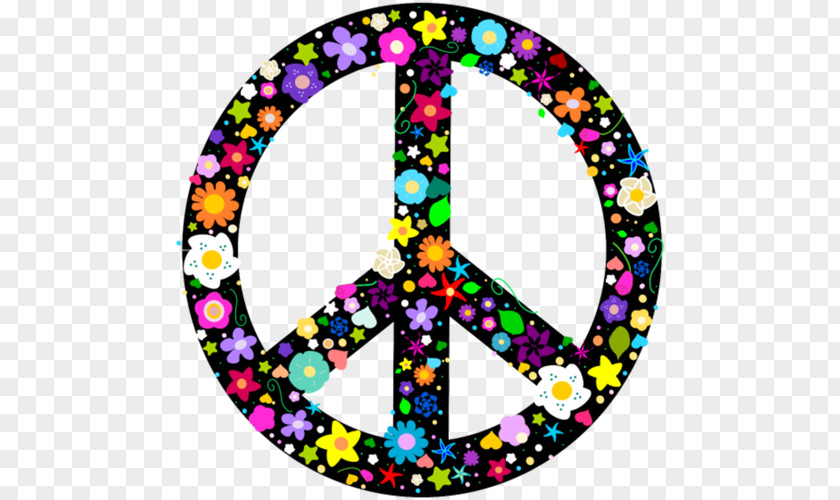 T-shirt Peace Symbols Flower Power Hippie PNG