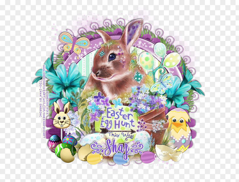 Egg Hunter Easter Bunny Animal PNG