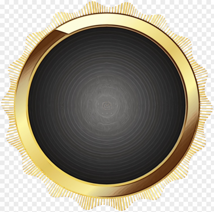 Mirror Oval Metal Background PNG