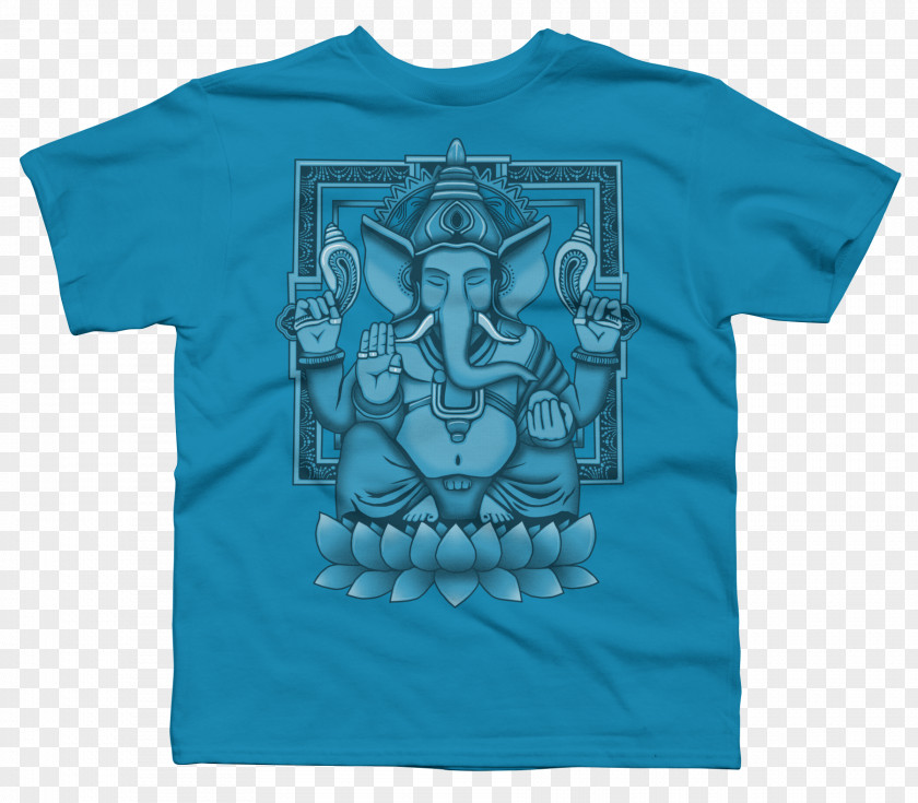 Personalized T-shirt Design Ganesha Clothing Crew Neck PNG