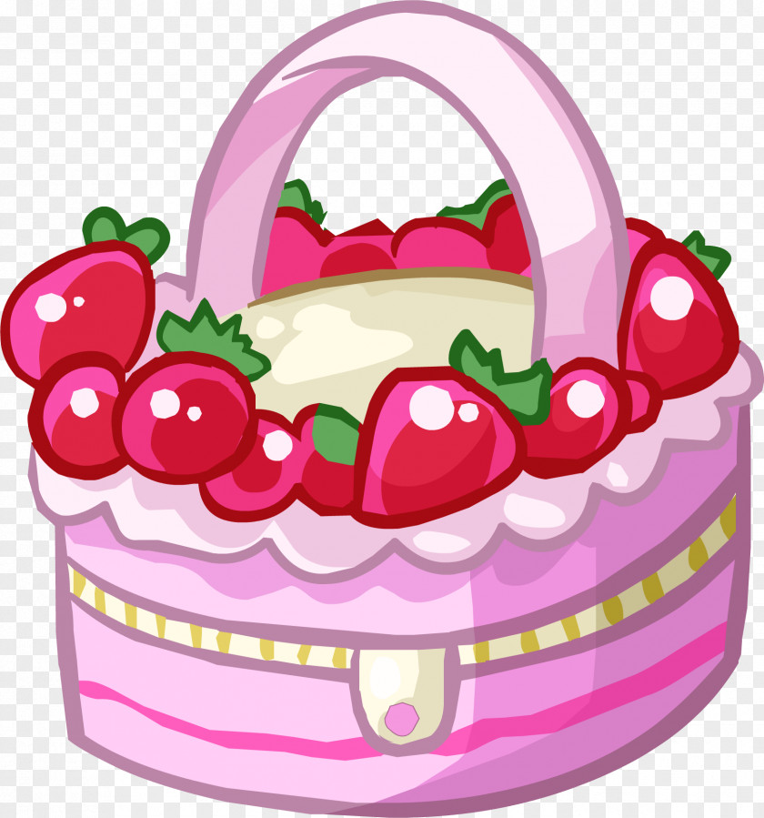 Strawberry Cake Club Penguin Entertainment Inc Cream Clip Art PNG