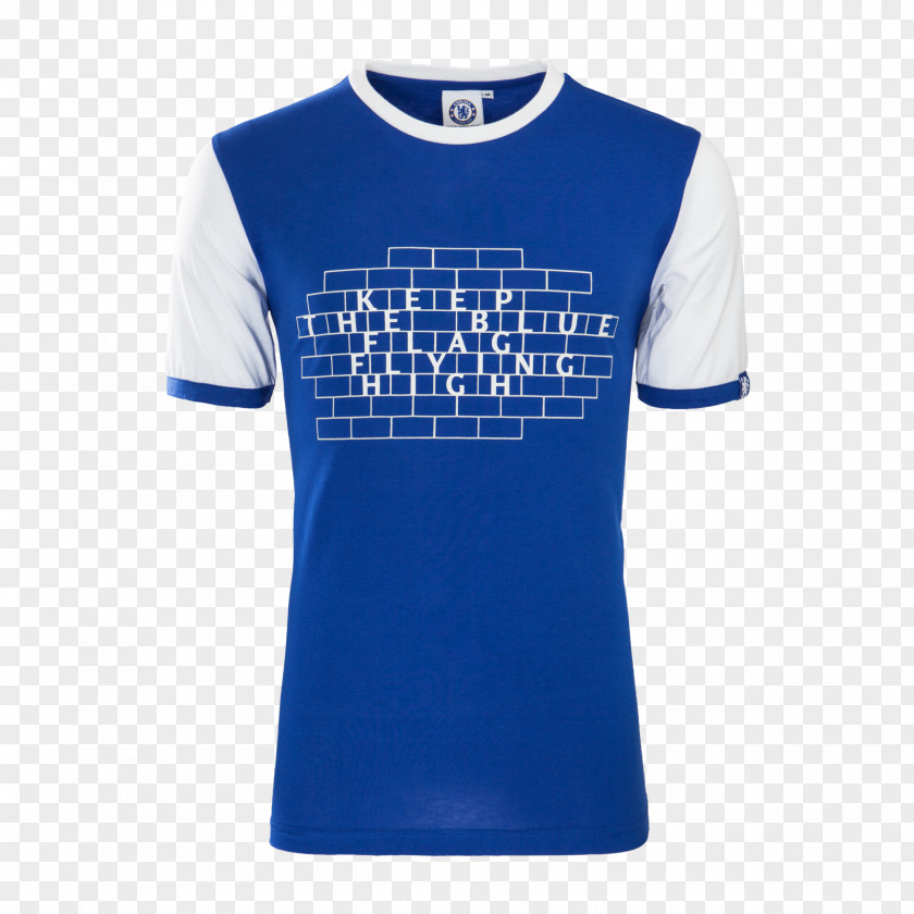 T-shirt Chelsea F.C. Sleeve Blue PNG