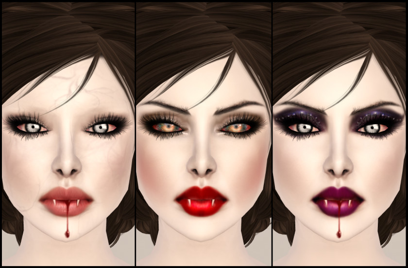Vampires Cosmetics Eye Shadow Liner Eyelash Make-up Artist PNG