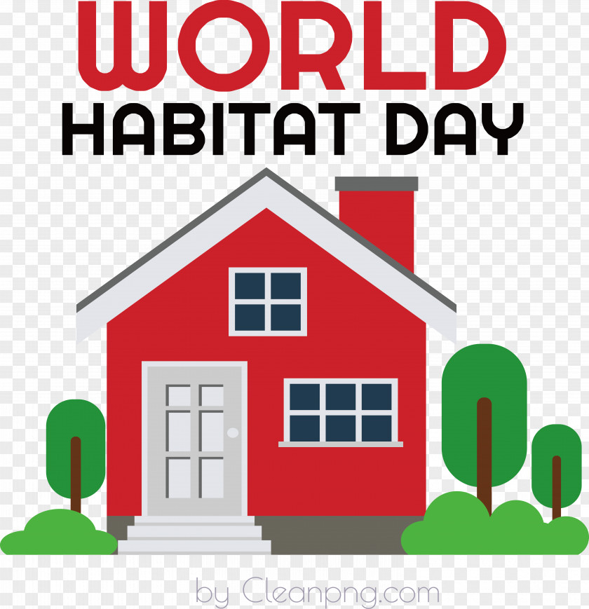 World World Habitat Day Habitat Architecture Logo PNG