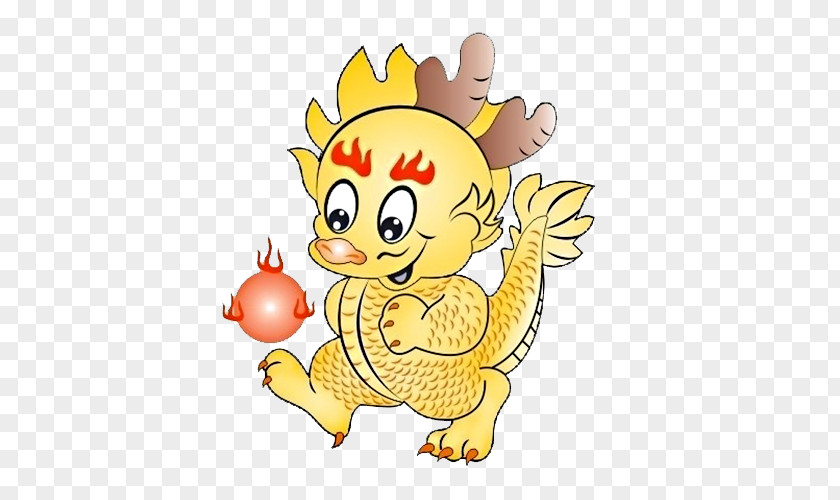 Cute Dragons Chinese Dragon Zodiac Cartoon PNG