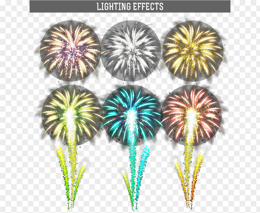 Festive Fireworks Vector Material Stock Photography PNG