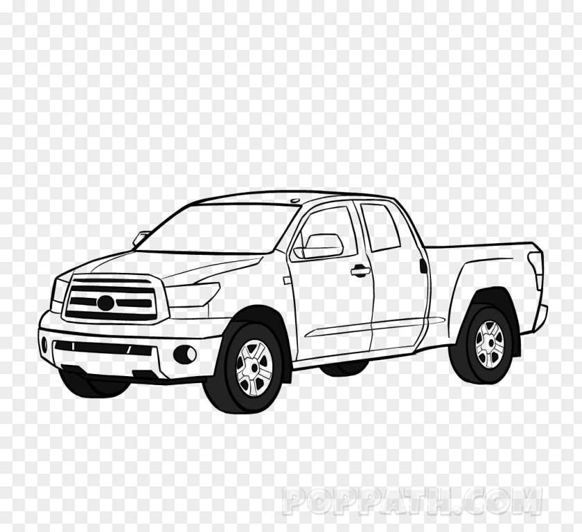 Pickup Truck Car Toyota Hilux Bed Part PNG