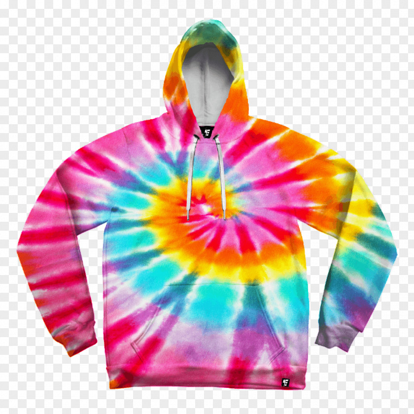 Rainbow Pineapple Hoodie Tie-dye Sweater Clothing PNG