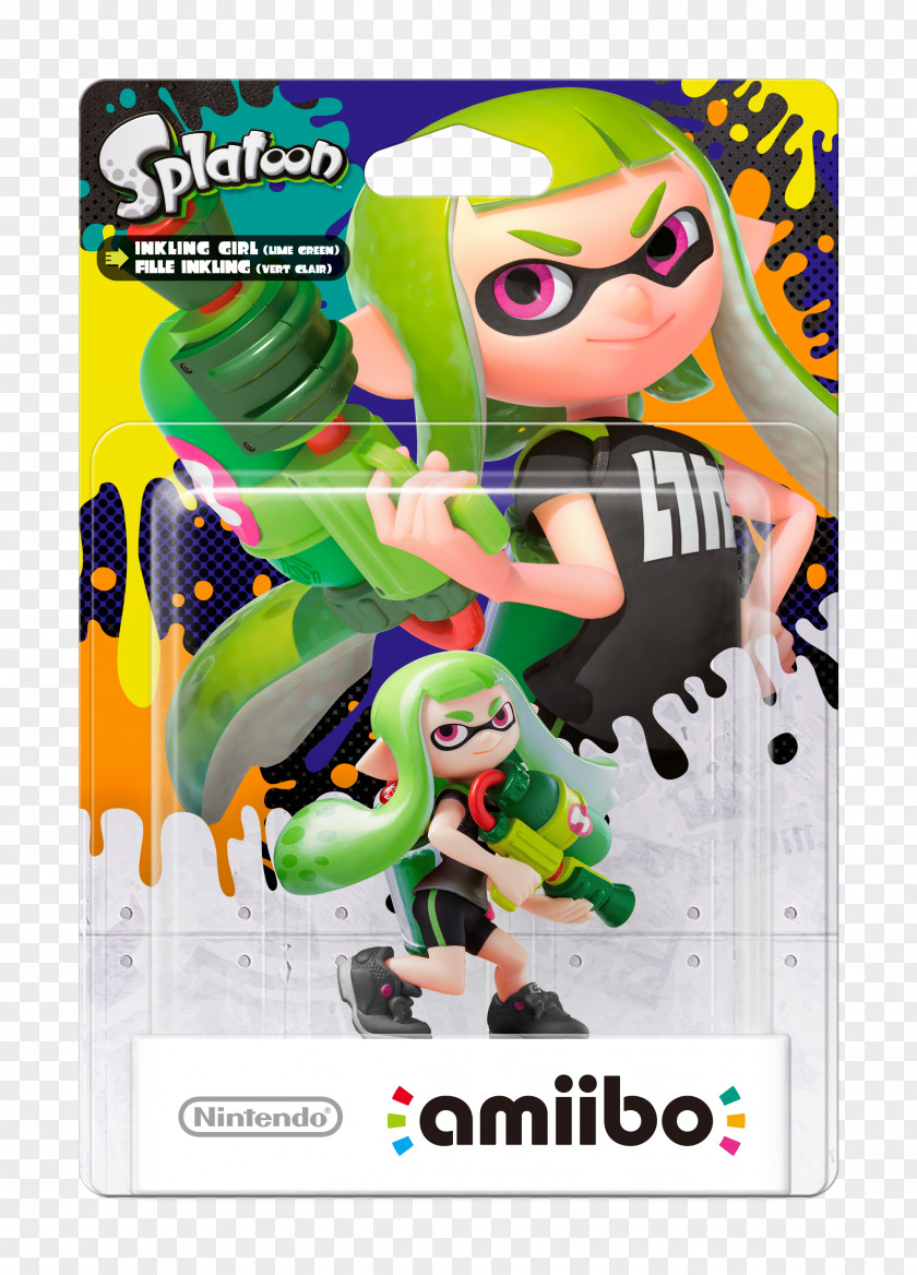 Splatoon 2 Ink Brush Wii U Amiibo PNG