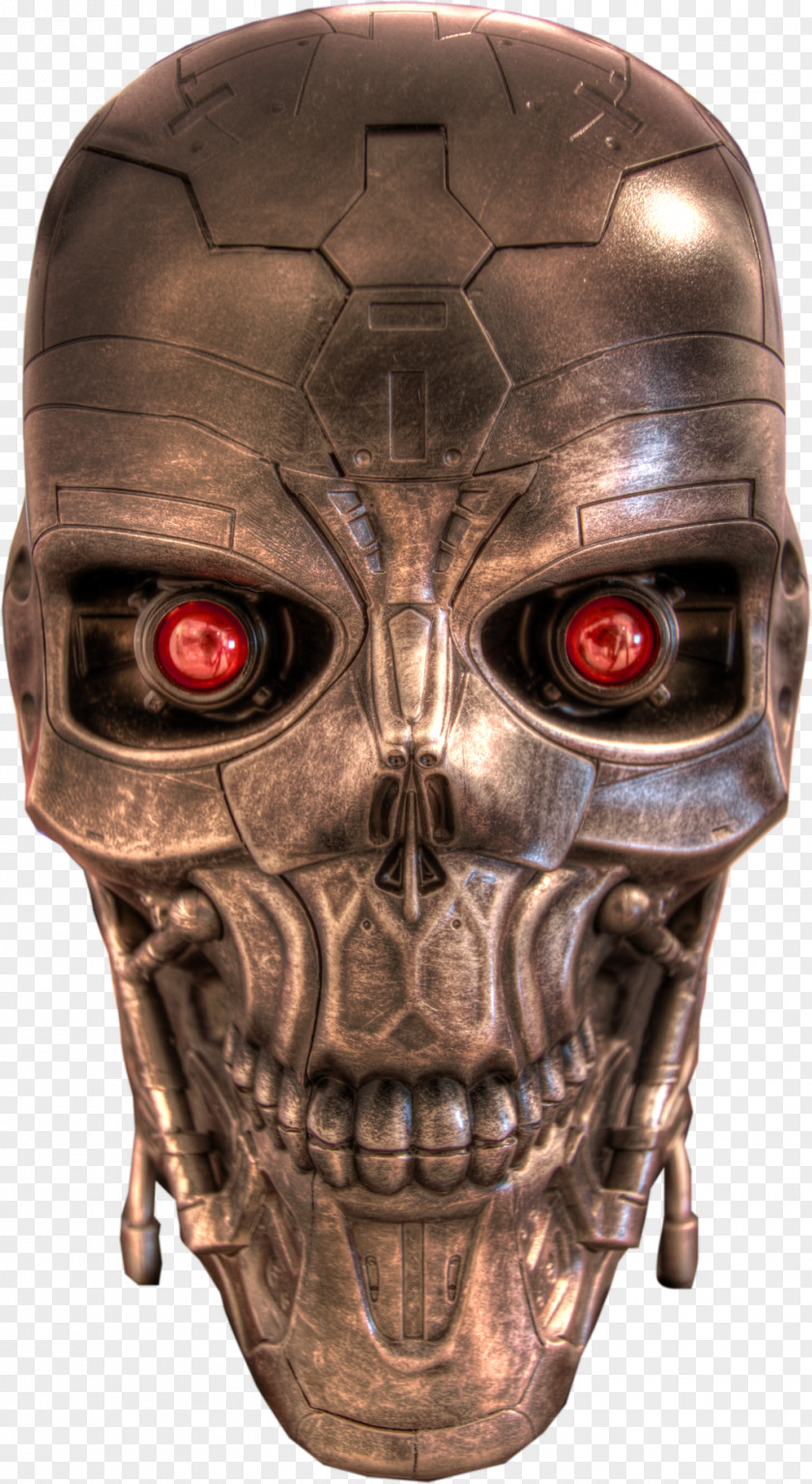 Terminator Head Skynet Drawing PNG