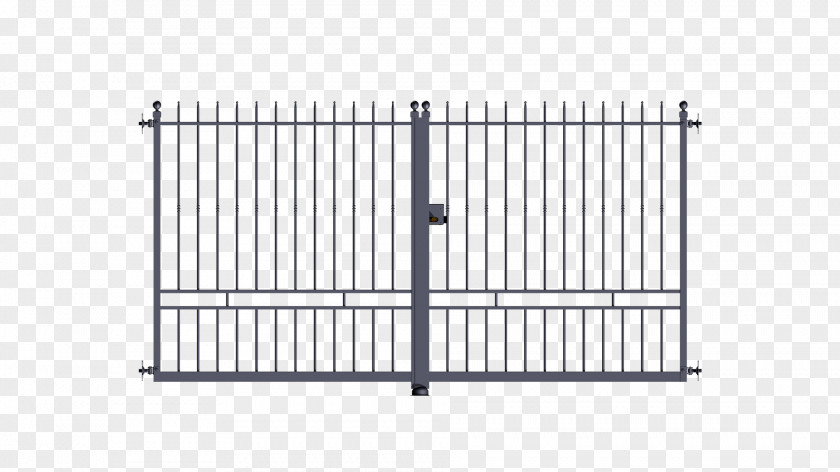 Fence Gate Wrought Iron Galvanization PNG